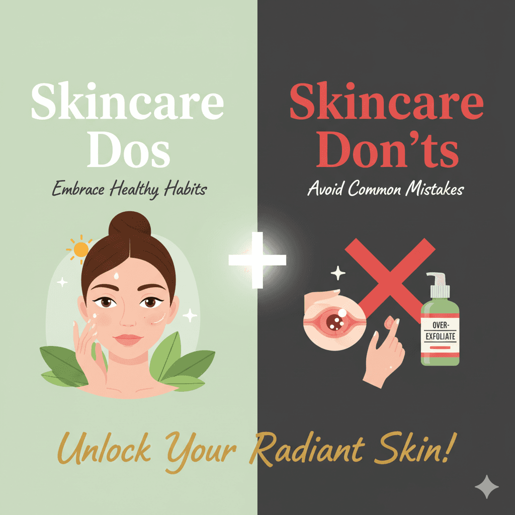 Skincare DOs and DON'Ts